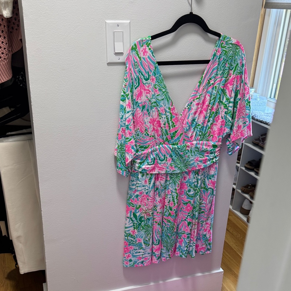 Lilly Pulitzer Pink and Green Jumper